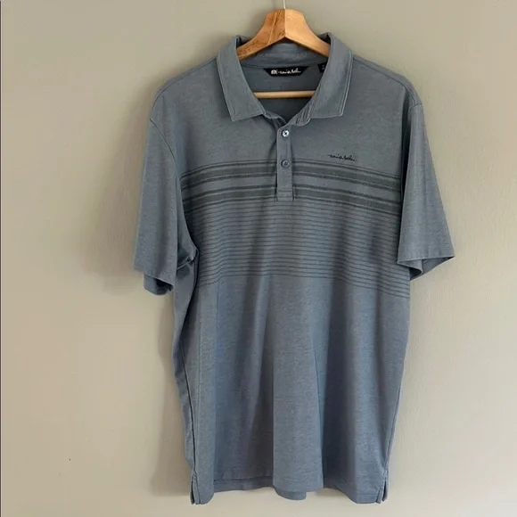 Travis Mathew Men’s Year After Year Golf Polo Size XL in blue - Picture 3 of 8